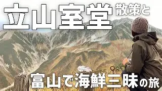 【紅葉】立山室堂散策したよ/富山で海鮮いっぱい食べて幸せの旅/OL /vlog【女一人旅】