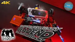 Transformers Legacy DeadEnd Full Customization & Repaint - 4K