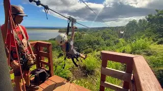Kauai Zipline - Koloa Zipline Review 4K