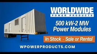 500 kW&ndash;2 MW Power Modules Delivered Fast for Industrial and Rental Applications