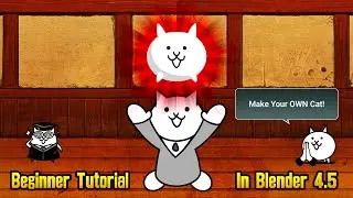 How To Make THE Cat in Blender (Explained With Excruciating Detail)