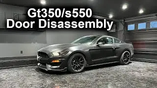 Mustang GT350 s550 door panel, handle and mirror removal and reassemble