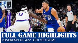 Mavericks Highlights at Utah Jazz| Preseason | October 13, 2025