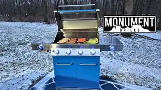 Газовый гриль Monument Grills 35633B: яркий дизайн, идеально подходящий для приготовления пищи зи...