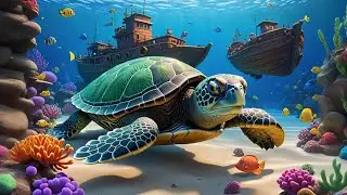 Tina Turtle Swims Slow | Ocean Song for Kids | Educational and Kids Songs