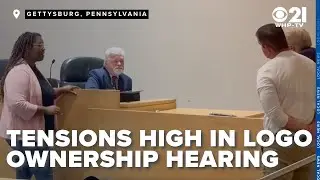 Tensions high during hearing to determine ownership of Gettysburg Warriors logo