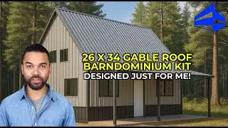 Ultimate 26x34 Gable Roof Barndominium Cabin Kit [Full Tour]