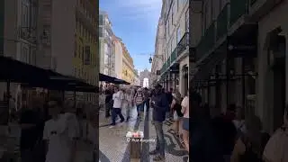 Rua Augusta em Lisboa 🇵🇹 #lisboa #ruaaugusta #portugal #europa