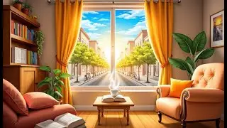 Peaceful City Morning Routine 🌿 Slow Living Ghibl