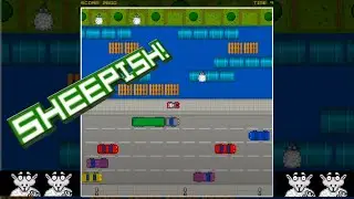 Sheepish!! 90s Game - Skill passing roads - the Sheep Game ( Frogger ) Levels Finishing ★★★ MiniClip