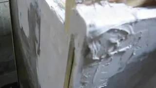 Forming corners on an arcade cabinet with bondo
