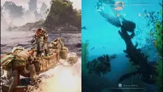 Horizon Burning Shores DLC Enki's Focus Location Underwater The Splinter Within Side Quest