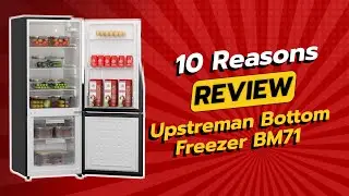 Холодильник Upstreman BM71 объемом 7,1 куб. футов с нижней морозильной камерой | 10 причин НЕ пок...