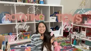 Starting A Toy Rotation! Simple, Easy, Fun way! Organize with me! SAHM Life!