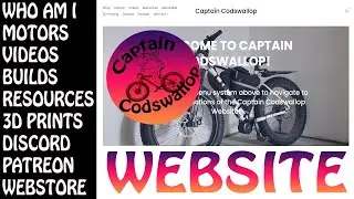 Captain Codswallop Website Launch