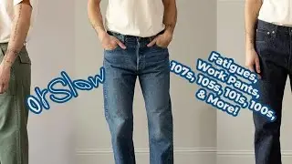 Trying on all of our OrSlow Pants! | Fatigues, Work Pants, Denim, & More!
