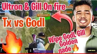GODLIKE vs TEAM X SPARK AGAIN | GILL 1V3 GODL | GODL vs TX | ULTRON ON FIRE 🔥 | @skyesports @godlike