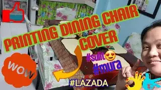SULIT SA LAZADA||DINING CHAIR CLOTH||MAGANDA||REVIEW||KENMAR VLOGZ