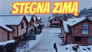 Mroźne serce Stegny: Lodowy Bałtyk z lotu ptaka