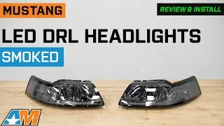 1999-2004 Mustang LED DRL Headlights; Chrome Housing Review & Install