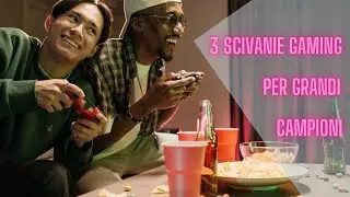 Tre scrivanie gaming
