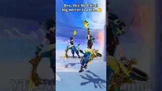 This Nod-Krai mirror is a bit...😅 #genshinimpact #shorts #neuvillette #zhongli #hutao #qiqi #furina