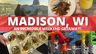 MADISON WISCONSIN TRAVEL VLOG | TASTE OF MADISON, KAYAKING, FARMERS MARKET, MADISON FOOD TOUR + MORE