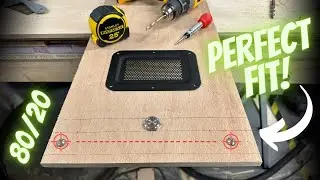 80/20 wood enclosure panel fabrication