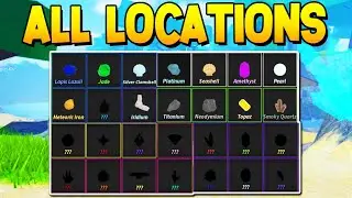 ALL MINERAL LOCATIONS in PROSPECTING! ROBLOX
