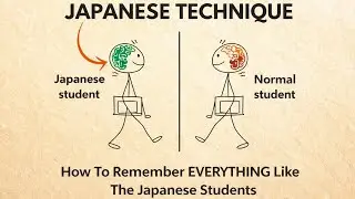 How to remember everything like japanese students🥷#howtoremberevery#psychology of memory#studytips