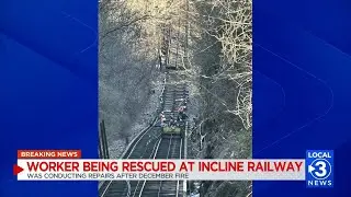 Incline Railway worker falls while doing repairs after December fire