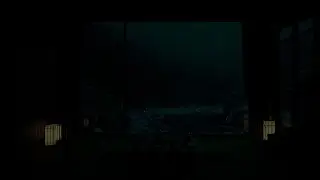 Melancholic Rainy Night in Japan 🌧️ Heavy Rain Sounds for Deep Thinking & Late Night Study