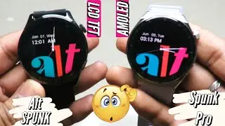 Spunk vs Spunk Pro 🔥🔥 Amoled vs LCD | Same ui and same features #new #video #bestwatch