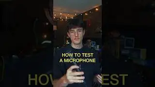How to test a #microphone 🎤 #soundtest #microphones #mictest #geartesting #microphonecheck