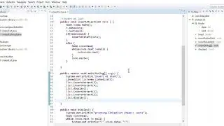 LinkedList Implementation in Java:Insert Node at the last of the List 