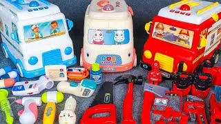 60 Minutes Satisfying with Unboxing Ambulance Car & Fire Truck Toy | ASMR Unboxing Toy