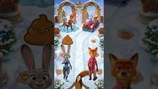 Zootopia Christmas Challenge! Nick & Judy Reactions 500% #zootopia #zootopia #christmas #challenge