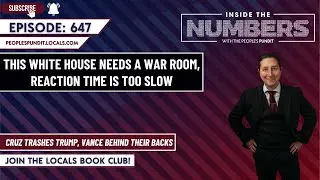 White House War Room Needed, Ted Cruz Trashes Trump | Inside The Numbers 📱