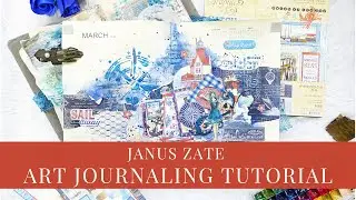 Nautical Art Journaling Tutorial by Janus Zate | Graphic 45