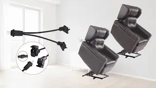 Y-Splitter Cable for Recliners &ndash; Power Two Motors with One Plug