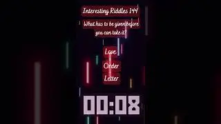 Fast Riddle Challenge: Can You Solve This in 10 Seconds? ⏱️🧠#riddles