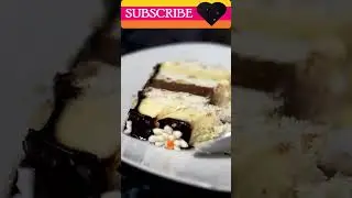 Yummy! 🧡💛🧡 Vegan sponge cake with chocolate and vanilla cream!  #shorts #satisfying #asmr