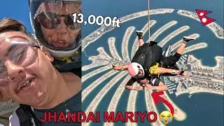Plane Bata Jump Faldeko 😱 | Skydiving in Dubai | Day 2