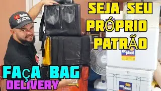 Bag de delivery para motoboy ifood pizza