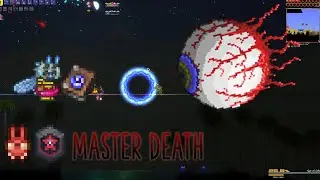 EYE OF CTHULHU with Veering Wind - Terraria Calamity MASTER DEATH MAGE