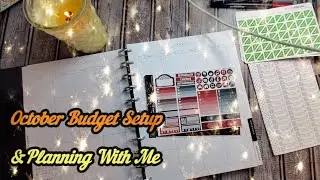 🎃October Plan with Me 🦇 Monthly Budget Setup 🧛🏻&zwj;♀️