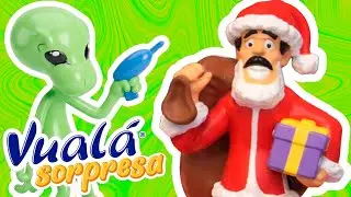 EN QUE LOTE ESTA SALIENDO LA NUEVA FIGURA QUICO MARCIANO Y DON RAMON SANTA CLAUS DE VUALA SORPRESA