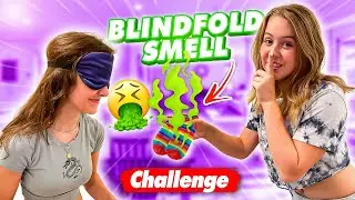 Blindfold SMELL CHALLENGE 😬🤢😳 |Trinity Johnston