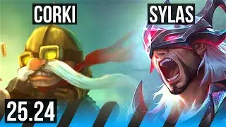 CORKI vs SYLAS (MID) | EUW Challenger | 25.24