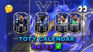 FIFA 22 TOTY CALENDAR DATES CONFIRMED !!